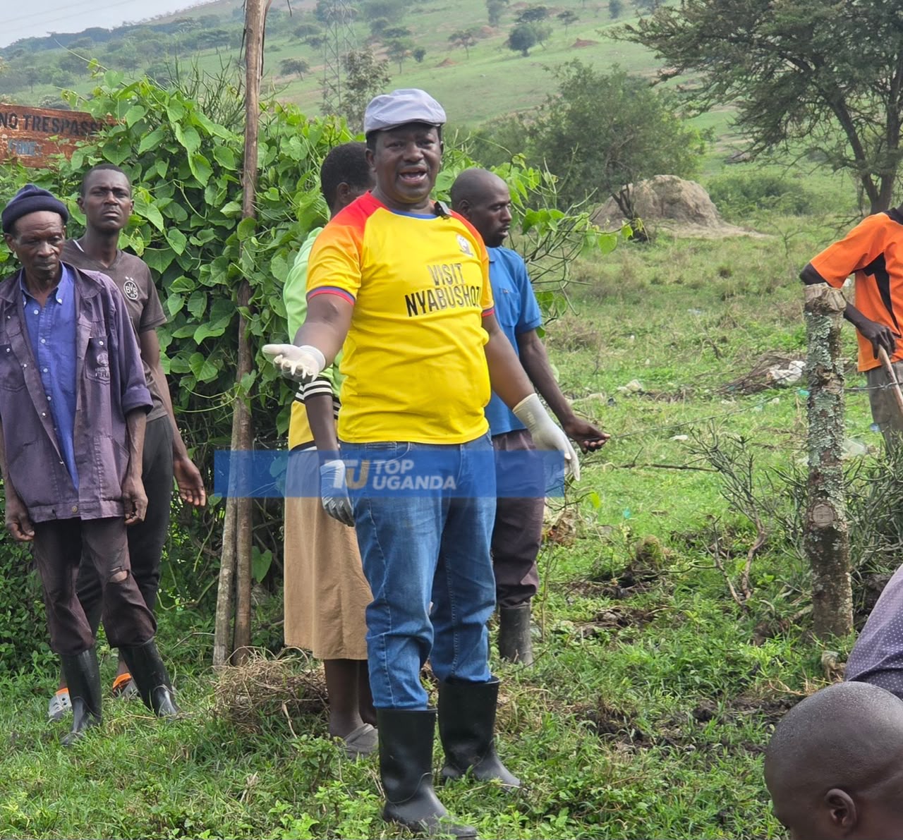 Hon. Wilson Kajwengye joins residents in National Cleaning Day Exercise in Sanga