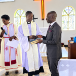 Kasukaali Methuselah Apuuli joins wedding celebration at Mukole Archdeaconry