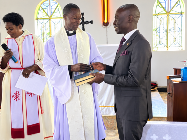 Kasukaali Methuselah Apuuli joins wedding celebration at Mukole Archdeaconry