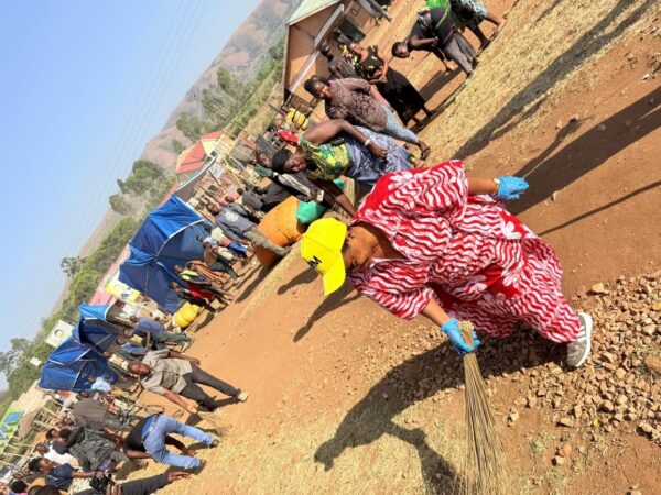 Rukiga Woman MP Dr. Sylvia Alinaitwe leads National Cleaning Day exercise in Rukiga