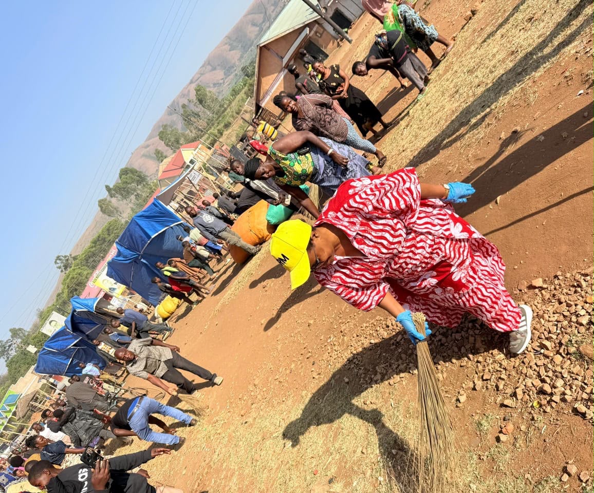 Rukiga Woman MP Dr. Sylvia Alinaitwe leads National Cleaning Day exercise in Rukiga