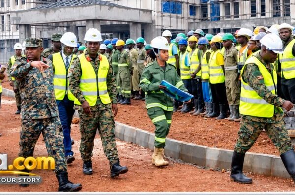 Gen Muhoozi Commends UPDF Engineers as New Defence Headquarters Reaches 87% Completion