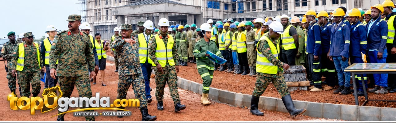 Gen Muhoozi Commends UPDF Engineers as New Defence Headquarters Reaches 87% Completion