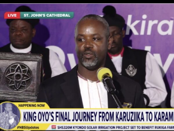 Deputy Speaker of Parliament Thomas Tayebwa Delivers Museveni’s Tribute as Tooro Bids Farewell to Omukama Oyo