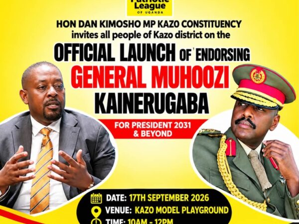 Hon . Dan Kimosho Rallies Kazo Constituents for Massive Gen. Muhoozi Kainerugaba Endorsement
