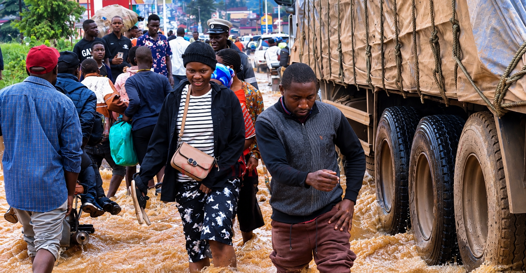 Heavy Rains Kill Two People, Destroy Wall and Damage Property in Kampala