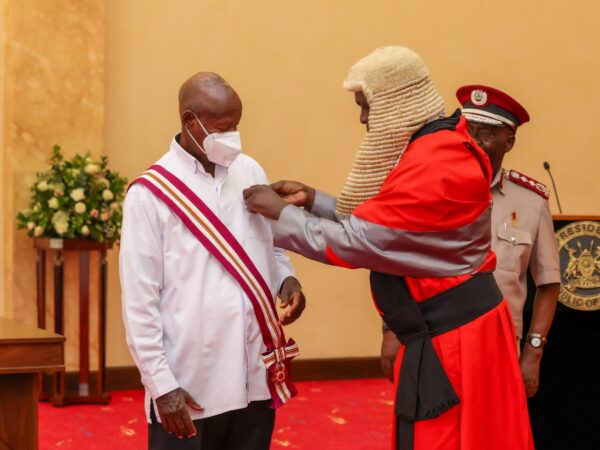 Gen. Museveni Awarded Uganda Prisons Service Medal on 64th Independence Day