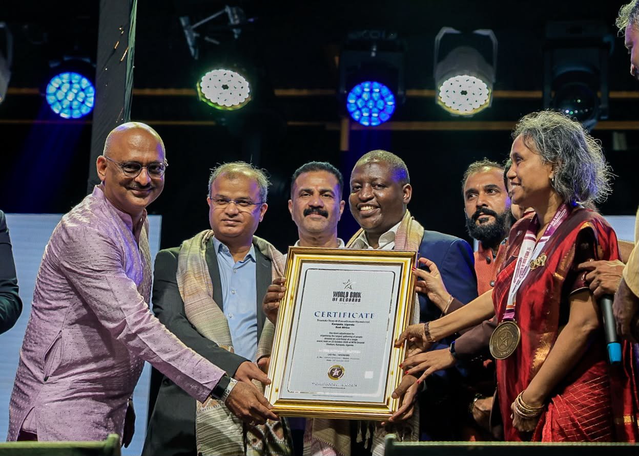 Min. David Bahati Joins Hindu Community in Iganga in Bid to Set Three Guinness World Records