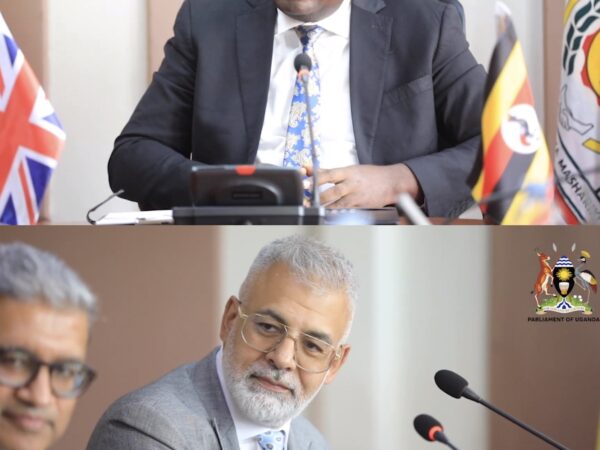 Speaker Oboth Meets Lord Krish Raval of UK House of Lords
