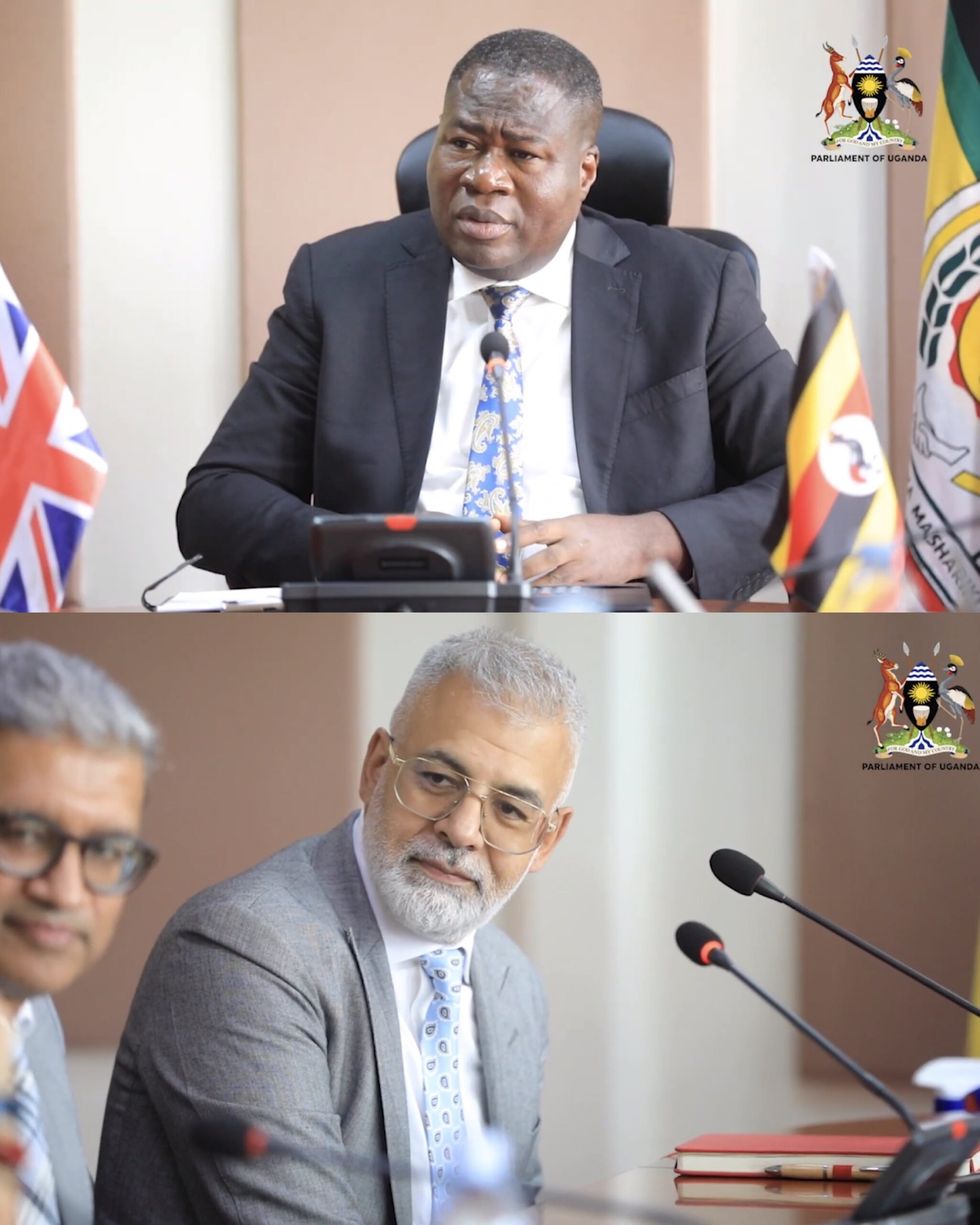 Speaker Oboth Meets Lord Krish Raval of UK House of Lords