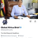 Anita Among’s Verified X Account Rebranded as Global Africa Brief